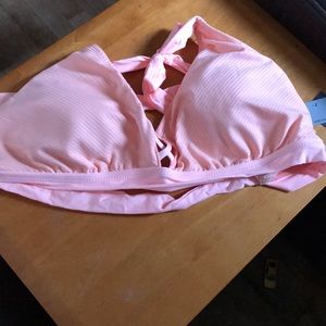 Mossimo pink swim top